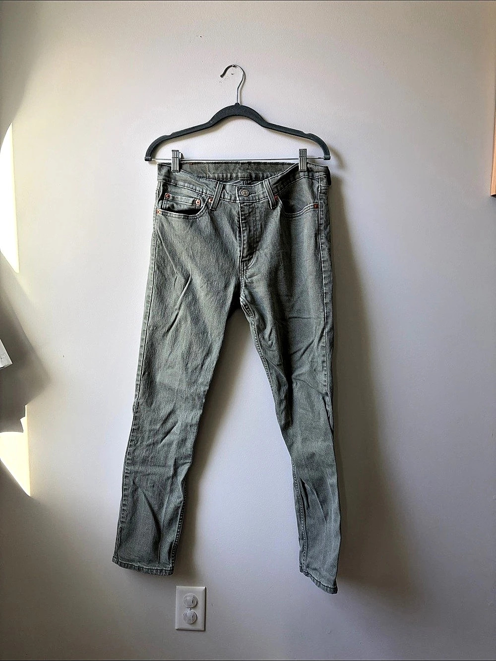 Levi Strauss & Co. 511. Men's Gray/Green Jeans Waist 32x30